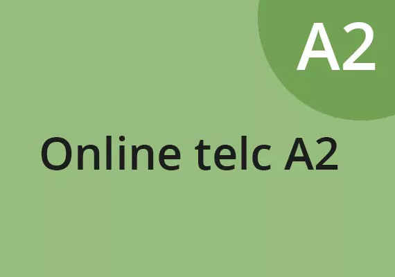 Onlinekurs telc A2 Prüfungsvorbereitung für Deutsch